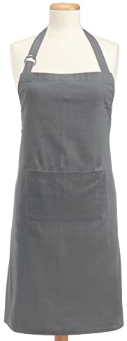 DII Everyday Basic Kitchen Collection, Chef Apron, Gray
