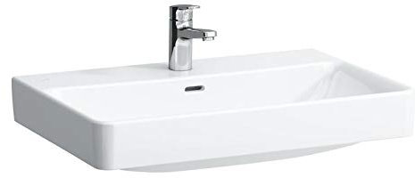 Laufen Waschbecken Pro s ohne Loch für Armatur geschl.700x465 Überlaufkanal unten weiß 8109670001421