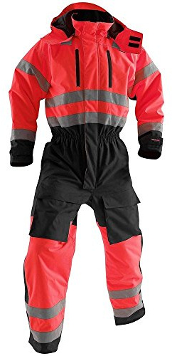 Blaklader 67631977 WINTER INSGESAMT HOHES VISUM, Rot/Schwarz, grootte C50