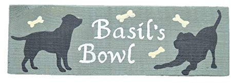 Personalised Wooden Dog Sign, Puppy, Kennel, Name Plaque, Bed, Food Bowl, Labrador, Lead Sign, Pet Memorial Sign