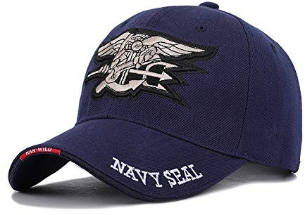 Wxtreme Clásico británico Hombre US Navy Gorra de béisbol Navy Seals Cap Tactical Army Cap Trucker Gorras Snapback Hat para Adultos sombrilla al Aire Libre Sombreros