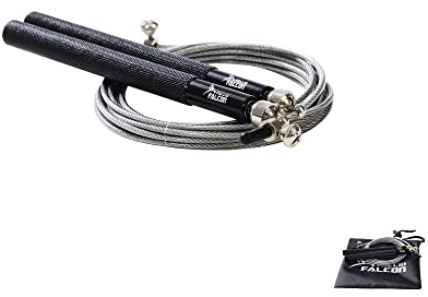 Pallid Falcon - Aluminium Springseil AL Speedrope mit patentiertem 360 Grad Kugellager I Optimiert für Cardio und Muskelaufbau