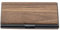 Visitenkarten-Etui Holz Visitenkartenhalter for Männer & Frauen, Visitenkarte Fall dünner Visitenkarte Einfachen kreativen Karten-Kasten, individuell gestalteter Logo-Schriftzug Geschenke Visitenkarte