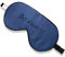 ZIMASILK Schlafmaske aus 100 % natürlicher Seide, verstellbar, superglatt, weiche Augenmaske zum Schlafen mit Tasche (Go Away – Marineblau)