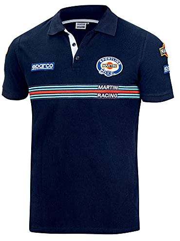 Sparco Martini Racing Poloshirt, Mehrfarbig, 42/50 EU