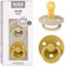 BIBS Colour Schnuller 2er-Pack, BPA-frei, Kirschform Nippel. Naturkautschuk/Latex, Hergestellt in Dänemark. Größe 2 | 6+ Monate | 2-Pack, Vanilla/Mustard