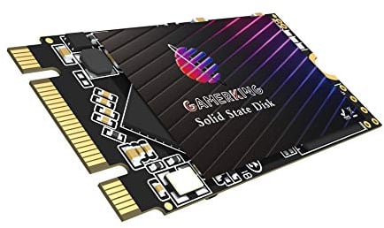 GamerKing SSD M.2 2242 128GB Ngff unità a stato solido interna 1 TB 512 GB 256 GB 64 GB per laptop desktop SATA III 6 Gb/s disco rigido ad alte prestazioni (128GB, M.2 2242)