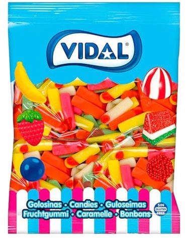 Vidal Dedos Surtidos Brillo Golosina, 1000 gr
