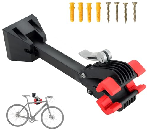 DASBET Bike Repair Stand Bicycle Mechanic Rack Bike Wall Repair Mount Bicycle Wall Hanger for Garage or Home Wall Mounted Foldable Maintenance Cycle Storage Home Workstand Bicycle Workshop Stand