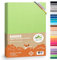 Premium Kinder Spannbettlaken leevitex® | 2er Set | Für Babybett & Kinderbett 70 x 140 cm | 100% hochwertige Mako-Jersey-Baumwolle - 170 g/m² | Öko Tex geprüft | Apfelgrün