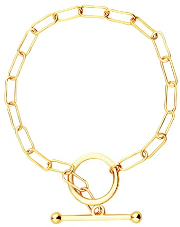 SOFIA MILANI - Damen Armband 925 Silber - vergoldet/golden - Kugel Stab Anhänger - B0271