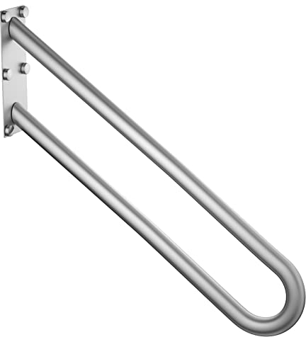 71.1 cm U-förmiger Handlauf für 1–5 Stufen – 3.2 cm Rohr, ZUEXT Satin gebürstetes Nickel-Edelstahl, Sicherheits-Haltegriff, Wandmontage, Eingang, Innen- und Außentreppe