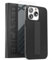 Encased Finger Loop Case Designed for iPhone 14 PRO Case with Hand Strap Phone Holder and Screen Protector (Black)