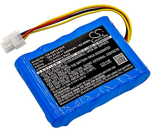 Cameron Sino NEU 3400mAh Ersatz Akku für Husqvarna AM315x, Automower 310, Automower 315, Automower 420, Automower 430X, Automower 440, Automower 450X, R100Li, R130Li, R160LiC, R200LiC, Sileno