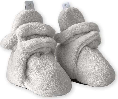 7 A.M. Stivaletti per neonati Peluche da neve 7 AM - Stivali da neve per bambini con suola antiscivolo impermeabili, Scarpe da passeggio invernali per bambini foderate in peluche | (Perla, 0-3M)