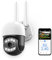 SECUEYE 2MP Dome Camera WiFi 2.4GHz 5GHz Pan/Tilt/Zoom Automatic Tracking Human Dection Color Night IP65 Waterproof 24/7 Recording Outdoor Security