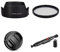 Set di accessori per fotocamera Canon EF 50 mm f/1.8 STM Lens compreso ES-68 Flower Lens paraluce di ricambio, filtro MC UV, copriobiettivo, penna di pulizia