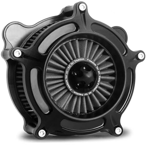 Filtro aria per Harley Sportster Softail Touring Street Road King Glide Dyna per filtri di aspirazione dell'aria Harley Davidson (OPS Black - Gray Filter, B-For Softail/Dyna 93-15, Touring 01-07)