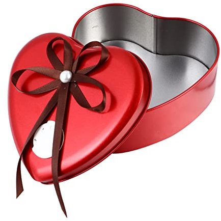 Zerodeko Herz-blechdose Hochzeits-süßigkeiten-box Weißblech-bonbondosen Für Besondere Anlässe