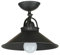 Licht-Erlebnisse Deckenlampe ALICE aus Echt-Messing in Bronze dunkel matt Premium schwenkbar E27 Ø25cm für Küche Flur Schlafzimmer Innen Deckenleuchte