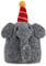 ETC Baden Import dekorativer witziger Eierwärmer Grauer Elefant mit lustiger Zirkusmütze (2)