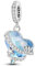 MULA 925 Sterling Silver Charms for Bracelets and Necklaces Lipstick and Bag Dangle Pendants Tower Camera Beads Charms Jewelry Gift for Women Girls