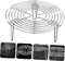 FUNOMOCYA Stainless Steel Steamer Rack Tower Air Fryer Rack Round for Steaming 16x7cm Tall Stand Cooking Steam Rack Cooling Rack