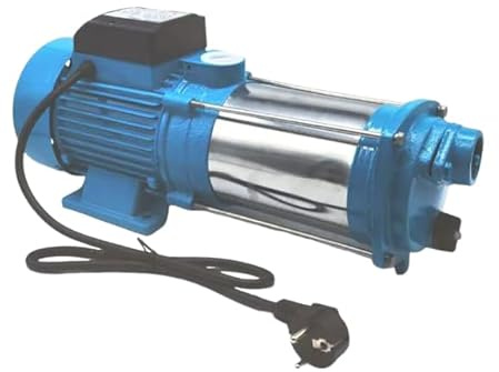 Pompe de jardin 1 étage pompe centrifuge auto-amorçante Centrifugal pump 9.8bar 1300W Pour D'usine D'eau Domestique Pompe centrifuge étage puissante robuste Avec boîtier roue aubes acier inoxydable