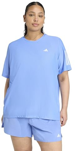 adidas Women's Own The Run Base Tee, Blue Fusion, S