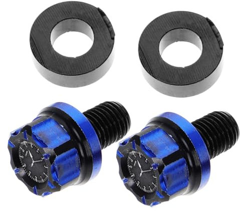 ULTECHNOVO Aluminium Legierung Spiegel Loch Schrauben M10 Größe Einfach Installieren Rückspiegel Für