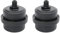 2 Pack Air Compressor Silencer Filter Plastic Housing Canister Piston Muffler for Blowers, Air Compressors, Boilers (3/8PT 16mm)