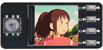 1.3 Inch LCD Display with ST7789 Controller, 240x240 Resolution, SPI Interface, 5-Way Joystick & 4 Buttons | Compatible with Raspberry Pi Pico/Arduino | Demo Code Included