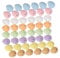 Kisangel 100Pcs Colorful Foam Eggs for Easter Lightweight Simulation Eggs for Festival Scene Adornment Decorative Eggs for Creative DIY Projects and Party Favors