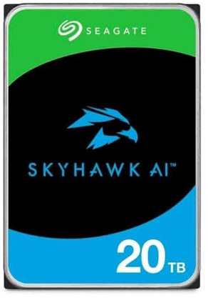 Seagate SkyHawk AI ST20000VE003 - Festplatte - 20 TB - intern - 3.5 (8.9 cm) - SATA 6Gb/s - Puffer: 512 MB - mit 3 Jahre Seagate Rescue Datenwiederherstellung