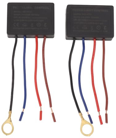 Touch Dimmer Schalter 3 Stufen Dimmbar Lampensteuermodul mit Ersatzsensor f r Tischlampen Gl hbirnen 20 100W 110 230V