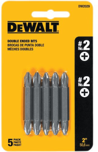 DEWALT DW2029#2 Phillips Double Ended Screwdriver Bit (5-Pack)