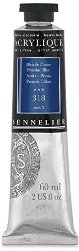 Sennelier Extra-Fine Artist Acryliques Prussian blue 318 60 ml by Sennelier
