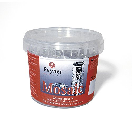 Rayher Hobby Rayher Spiegelmosaik 1x1,5cm, ca. 1350Stück, Dose 1kg ,1453700