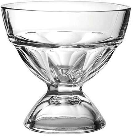 Libby's Market Place Set of 4 Americano Toughened Glass Sundae Dishes Ice Cream Bowls Desert Bowls