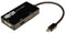 Tripp Lite Keyspan Mini DisplayPort to VGA/DVI/HDMI All-in-One Adapter Video Converter, Black, 6 in. (P137-06N-HDV)