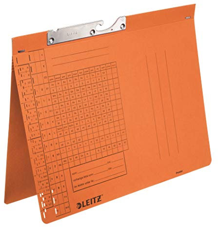 Esselte Leitz Pendelhefter Combi, Amtsheftung, Manilakarton, orange