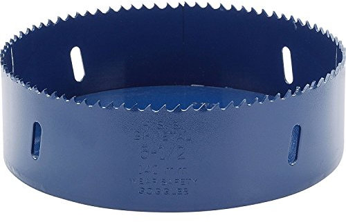Draper 34775 Expert HSS Bi-Metal Hole Saw Blade, 140mm, Blue