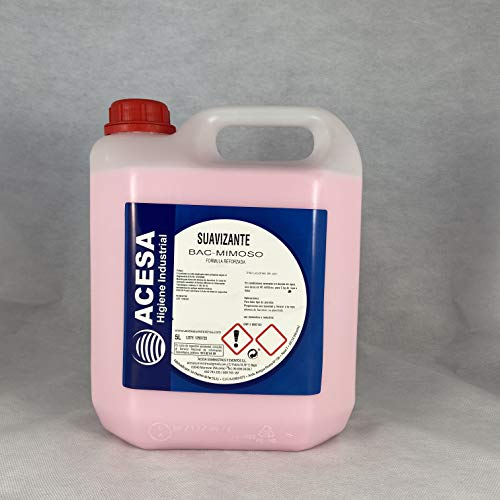 Suavizante Líquido Lavadora. Para prendas de algodón, lana, seda y fibras sintéticas. Respeta ropa y colores. Nueva fórmula. ACESA