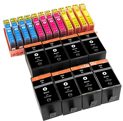 ESMONLINE 20 kompatible XL Druckerpatronen (4 Farben) als Ersatz für HP 920 zu HP OfficeJet 6000 6500A Plus 7000 Wide Format 7500A Wide Format