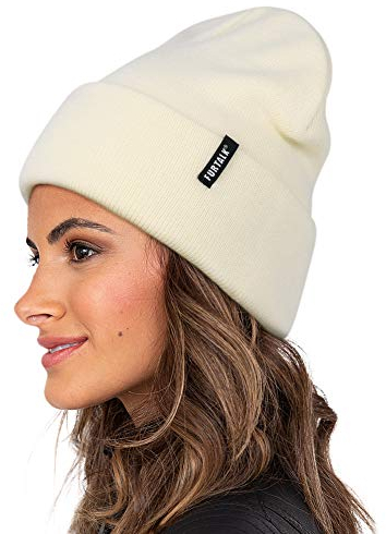 FURTALK Damen Cuffed Beanie Herren Mütze Unisex weiche warme Strickmütze