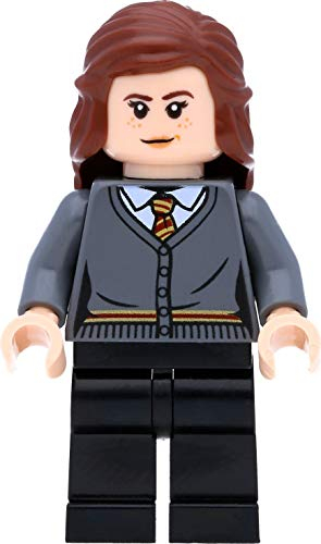 LEGO Harry Potter Minifigur: Hermine Granger im Gryffindor Cardigan mit Zauberstäben