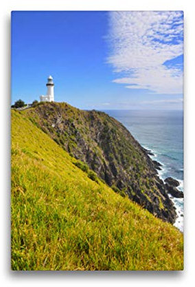 Premium Textil-Leinwand 30 x 45 cm Hoch-Format Byron Bay, Leinwanddruck von Nadine Büscher