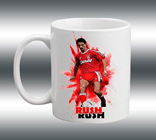 IAN RUSH LIVERPOOL 10OZ CERAMIC MUG/CUP, GIFT, OFFICE MUG
