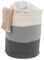 DuneDesign Ø38x46 Cesto in Corda di Cotone 50L Cestino Porta Coperte Cestello Portaoggetti Salotto