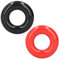 OUKENS Golf Gewichtsring, 1 Paar Golfschläger Gummi + Metall Runder Gewichtsring Gewicht Power Swing Training Zubehör Schwarz Rot